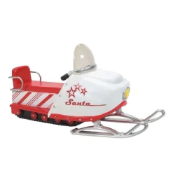 Candy Cane Snowmobile, Dept. 56 Village